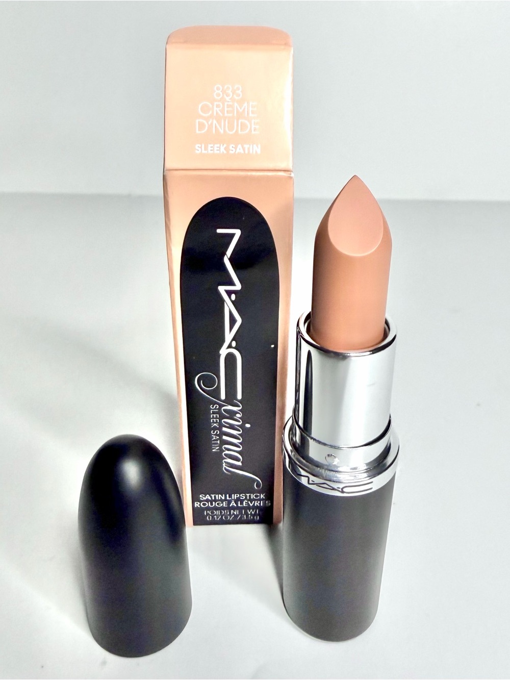 MAC MACximal Sleek Satin Lipstick CREME D’NUDE